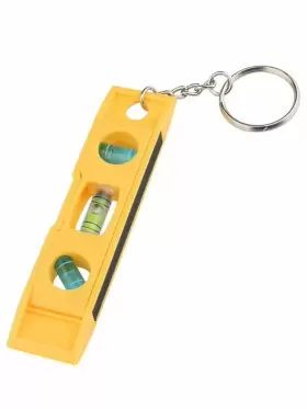 792483726972 JUNFAMILEE Bubble Level Keychain Magnetic Tool