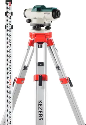 Kl-otg KEZERS Automatic Optical Level Tripod Leveling Kit
