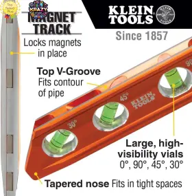 445049920910 KLEIN TOOLS Magnetic Torpedo Level Hex Key Allen #3