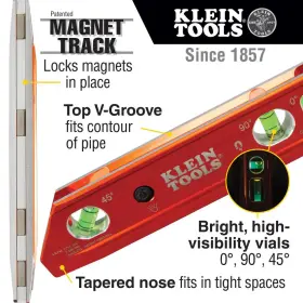 726084089778 KLEIN TOOLS Earth Magnet Torpedo Billet Level #2