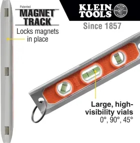 9319RETT KLEIN TOOLS Level Magnetic Torpedo Vial #2