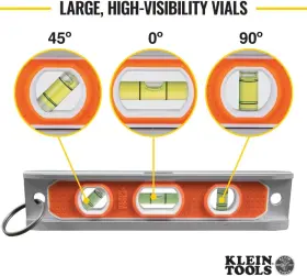 9319RETT KLEIN TOOLS Level Magnetic Torpedo Vial #3