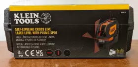 93LCLS KLEIN TOOLS Leveling Cross Line Level Plumb Spot #3