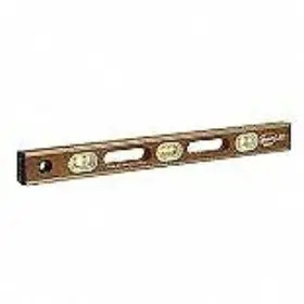 SL12AB24 KRAFT TOOL Sands Bound Mahogany Level Vials