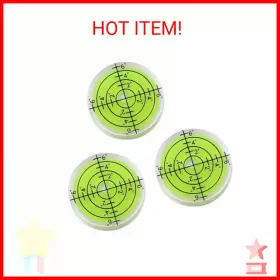 755419019326 LAIESYA Bubble Level Bullseye Round Spirit Tool