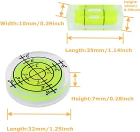 L016 LAIESYA Bubble Spirit Level Mini Square Measuring Tools #3