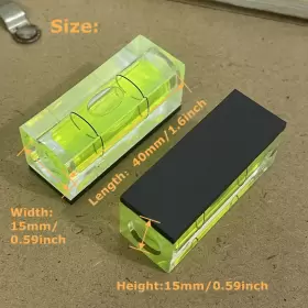 L105 LAIESYA Square Magnetic Spirit Set Precision Bubble Mini #2