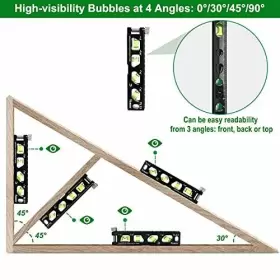 TL13 LEIWOTEC Torpedo Level Magnetic Conduit Vials Alloy #3