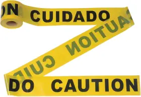 3321 LEVEL TOOL Standard Caution Cuidado Tape Roll