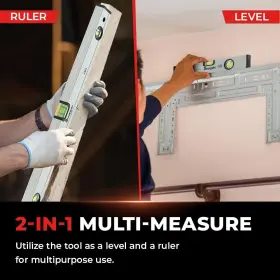 809614860312 MAGPIE Magnetic Level Ruler Bubbles Mechanical #3