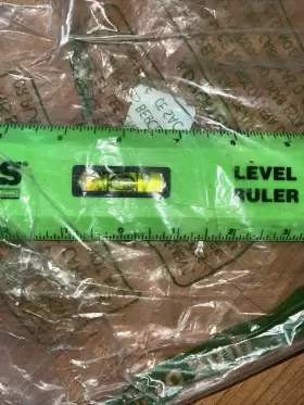 10742 MAYES Polystyrene Level Rule Leveler Tool Straight Edge #3
