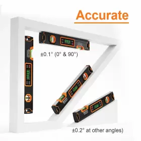 791334707962 MECURATE Digital Level Lcd Display Angle #2
