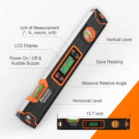 791334707962 MECURATE Digital Level Lcd Display Angle #3