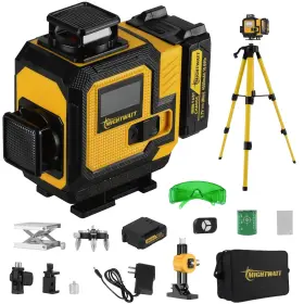 DL-R9 MIGHTWATT Laser Level Leveling Lines Magnetic