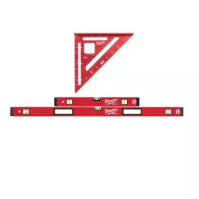 744110437843 MILWAUKEE Redstick Box Level Set Rafter Square