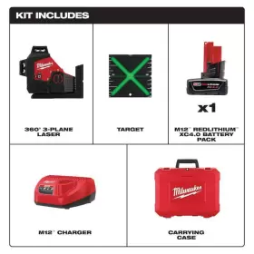 MLBXCM78-3632-21 MILWAUKEE Redstick Magnetic Box Level Set #3