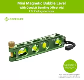 783310116172 MINI Magnetic Bubble Level Conduit Bending Aid #2