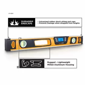 MH-02-DL-B1-24-1 MOTORHEAD Smart Digital Level Lcd Screen #3