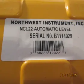 088688120227 NORTHWEST INSTRUMENTS Contractors Auto Level