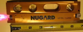 LL-1 NUGARD Bubble Level Laser Acculevel Fabric Belt Loop