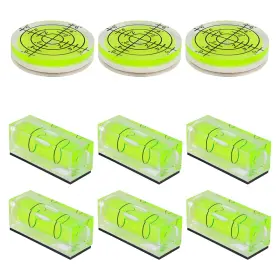 1090288 PENITUE Square Round Bubble Spirit Level Mini
