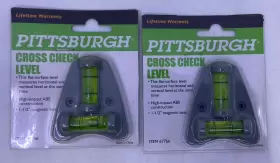 67766 PITTSBURGH Cross Check Level Magnetic Base High Impact