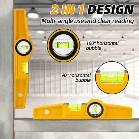 445019034067 QUALIAPEX Die Cast Magnetic Torpedo Level #2