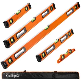 SPC005 QUALIAPEX Spirit Level Set Magnetic Torpedo