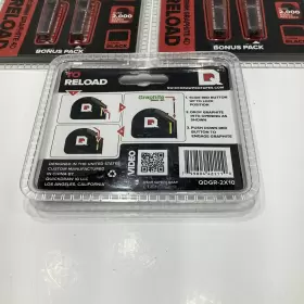 QDGR-2X10 QUICKDRAW Lead Graphite Stick Refill Reload Pack #2
