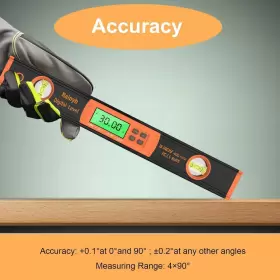 SPC-16IN RAINYB Digital Magnetic Torpedo Level Tool Dustproof #2