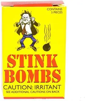 JKSTBOM-36 RHODE ISLAND NOVELTY Stink Bombs Glass Vile Vials