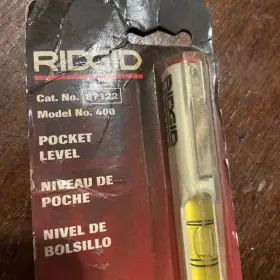 095691871220 RIDGID Pocket Level Cat Nos #2