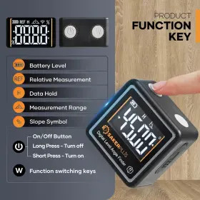 GJ54399-X43338 SAKERPLUS Digital Angle Finder Magnetic Level #3