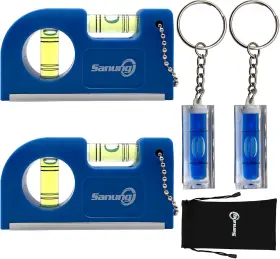 BL-1 SANUNG Mini Spirit Levels Magnetic Base Pocket Bubble