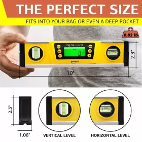 060628950083 SHEFIO Digital Magnetic Level Tool Torpedo #2
