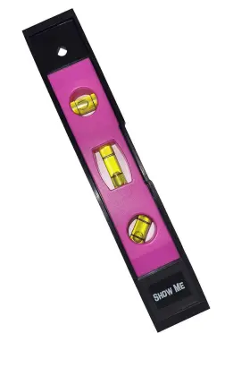 88500 SHOW ME TOOLS Magnetic Torpedo Pink Level High Finish