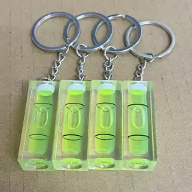 808281775750 SIZIKJXGHWYI Keychain Spirit Bubble Level Mini #2