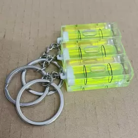 808281775750 SIZIKJXGHWYI Keychain Spirit Bubble Level Mini #3