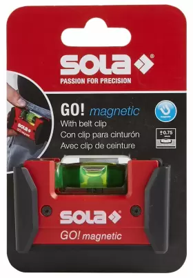 885829001304 SOLA Lsgom Go Magnetic Level Clip Magnified Vial