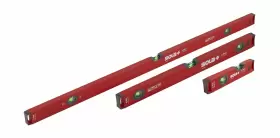 LSX482410 SOLA Pro Box Spirit Level Set Magnified