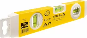 14010 STABILA Torpedo Level Magnetic Base Angle Finder Vial