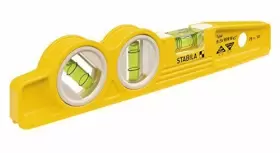 25245 STABILA Die Cast Magnetic Torpedo Vial Groove Frame
