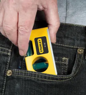 0-42-130 STANLEY Pocket Level Magnetic Horizontal Vertical #3