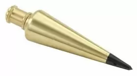 47-974 STANLEY TOOLS Solid Cone Plumb Bob Hardened Steel Tip
