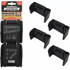 OM-LM-BLK-2 STEALTHMOUNTS Level Holder Locking Mount Storage