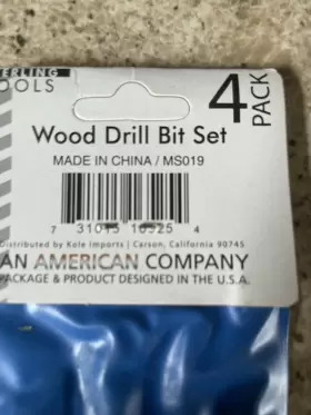 MS019 STERLING TOOLS Wood Drill Bit #3