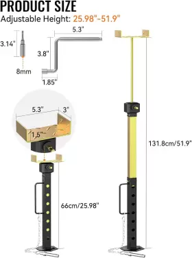 445049388352 SULYTHW Rv Slide Pack Jack Stand Stabilize #2