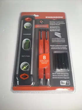 75210006 SWANSON Magnetic Extruded Torpedo Level Sharp Pencil