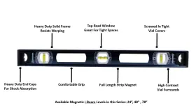 038987304811 SWANSON TOOL CO Magnetic Beam Level #3