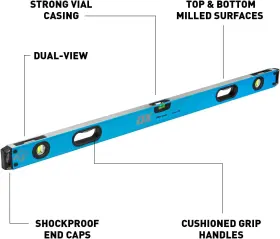 313041511559 GRIP Spirit Level Beam Rubber #2